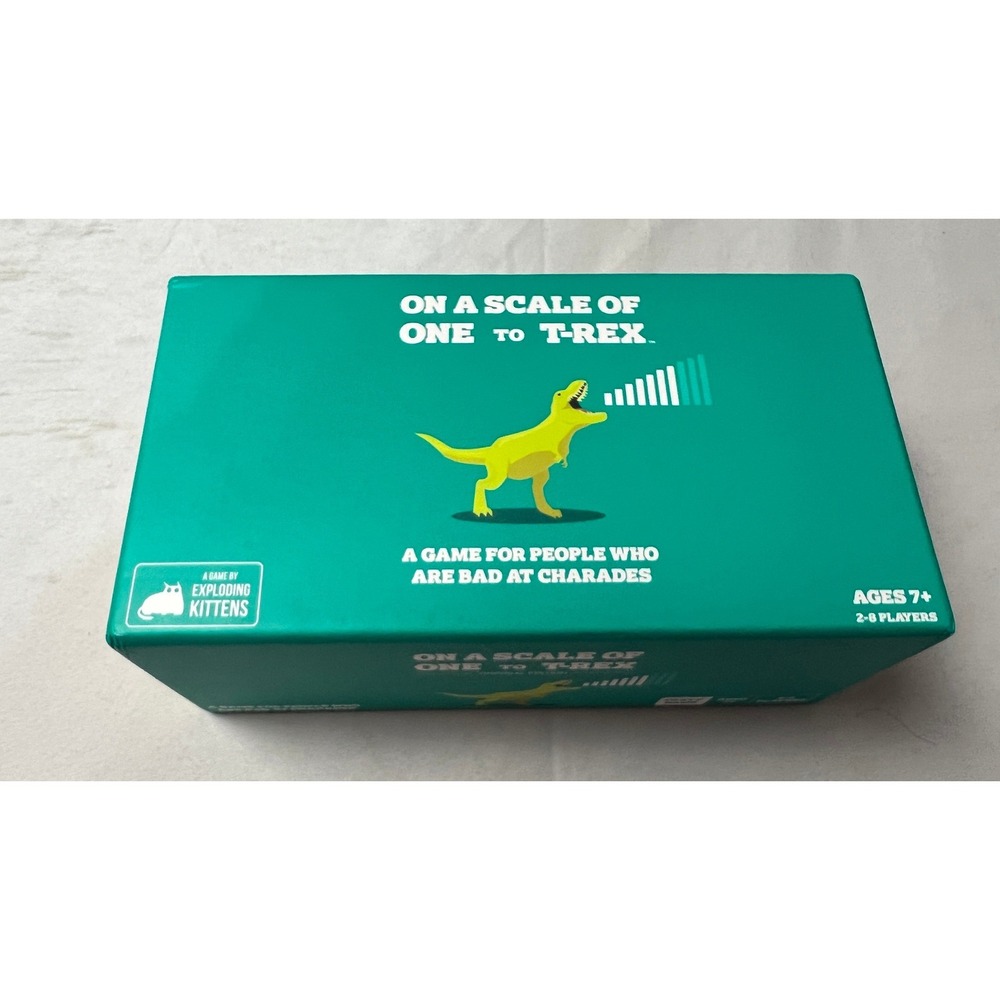 Exploding Kittens On a Scale of One to T-Rex‎ Party Game Original Ed 2-8 Players
